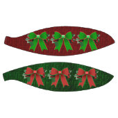 Weihnachtsbäume mit Holly Bows Basketball (Panele)