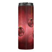 Weihnachtsbäume mit Individuelle Name Thermosbecher (Rückseite)