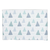 Weihnachtsbäume mit Perlenmuster Kissenbezug (Vorderseite-Links)