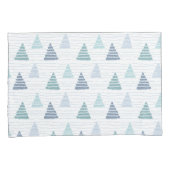 Weihnachtsbäume mit Perlenmuster Kissenbezug (Vorderseite-Rechts)