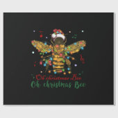 Weihnachtsbäume| Oh Weihnachtsbiene Geschenkpapier (Flach)