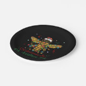 Weihnachtsbäume| Oh Weihnachtsbiene Pappteller (Schrägansicht)