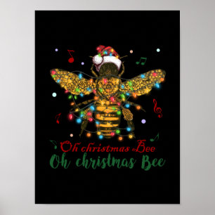 Weihnachtsbäume  Oh Weihnachtsbiene Poster