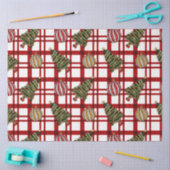 Weihnachtsbäume Ornamente Gold Silber Weihnachten Seidenpapier (Basteln)