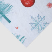 Weihnachtsbäume Ornamente Schneeflocken Weihnachte Seidenpapier (Ausschnitt)