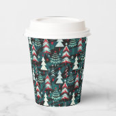 Weihnachtsbäume. Pappbecher (Links)