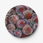 Weihnachtsbäume Pappteller (Vorderseite)