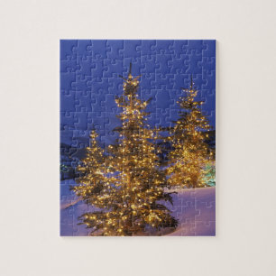 Weihnachtsbäume, Park City, Wastch Berge, 2 Puzzle