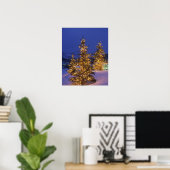 Weihnachtsbäume, Parkstadt, Müllberge, 2 Poster (Heimbüro)
