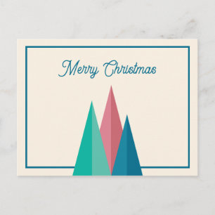 Weihnachtsbäume Postkarte