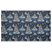 Weihnachtsbäume, Rentiere und Schneeflocken Stoff (Fat Quarter (45,7 x 55,9 cm))