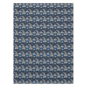 Weihnachtsbäume, Rentiere und Schneeflocken Tischdecke (Vorderseite)