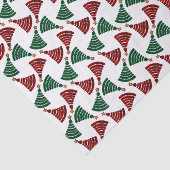 Weihnachtsbäume rot und grün seidenpapier (Ausschnitt)