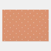 Weihnachtsbäume Rustikal Minimalistisch skandinavi Geschenkpapier Set (Vorderseite 2)