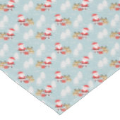 Weihnachtsbäume, Santa und Rudolph Tablecloth Tischdecke (Schrägansicht)