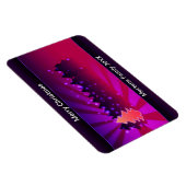 Weihnachtsbäume Schattierungen Lila Urlaub flexibe Magnet (Rechte Seite)