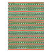 Weihnachtsbäume - Schneeflocken Tischdecke (Vorderseite)