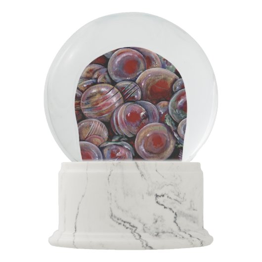 Weihnachtsbäume Schneekugel (Vorderseite)