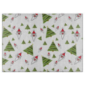 Weihnachtsbäume Schneidebrett (Vorderseite)