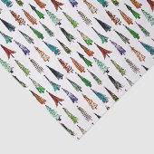 Weihnachtsbäume Seidenpapier (Ausschnitt)
