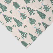 Weihnachtsbäume Seidenpapier (Detail)