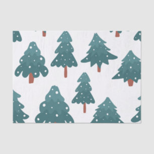 Weihnachtsbäume Seidenpapier