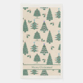 Weihnachtsbäume Serviette (Vorderseite)