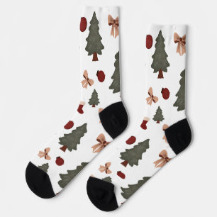 Weihnachtsbäume Socken