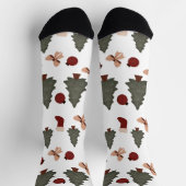 Weihnachtsbäume Socken (Oben)