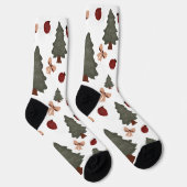 Weihnachtsbäume Socken (Rechts)