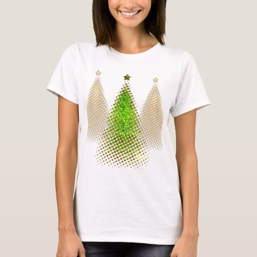 Weihnachtsbäume T-Shirt (Vorderseite)