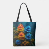 Weihnachtsbäume Tasche (Rückseite)