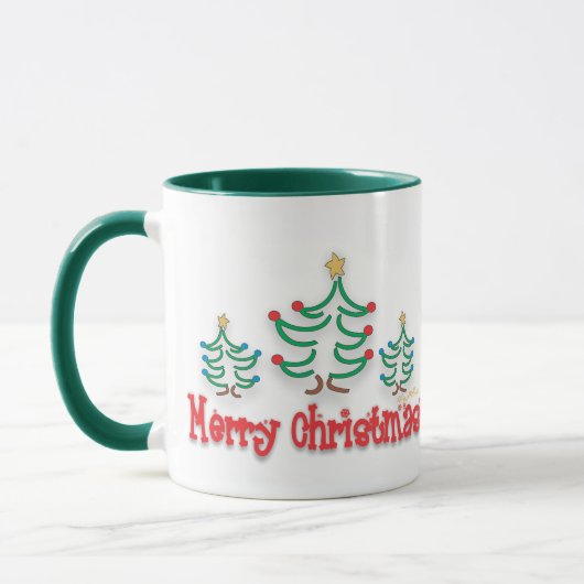 Weihnachtsbaume Tasse (Links)