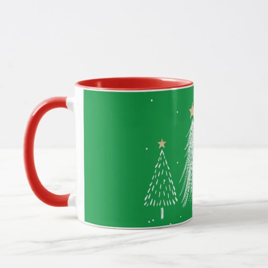 Weihnachtsbäume Tasse (Links)