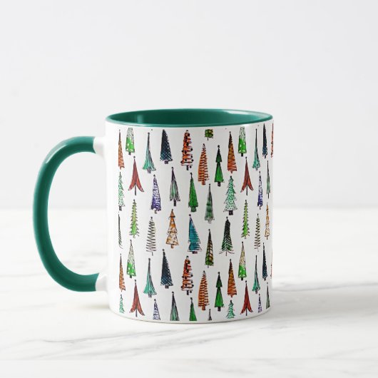 Weihnachtsbäume tasse (Links)