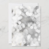 Weihnachtsbäume und -bälle einladung (Rückseite)