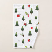 Weihnachtsbäume und -bäume badhandtuch set (Handtuch)