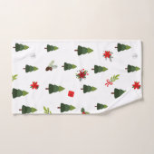 Weihnachtsbäume und -bäume badhandtuch set (Handtuch)