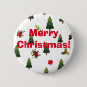 Weihnachtsbäume und -bäume button (Vorderseite)
