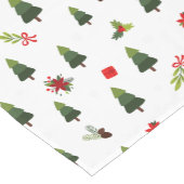 Weihnachtsbäume und -bäume kurzer tischläufer (Ecke)