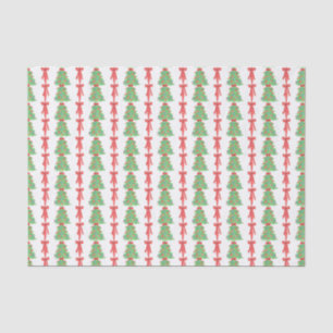Weihnachtsbäume und -bäume seidenpapier