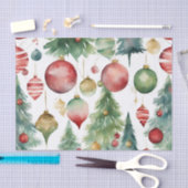 Weihnachtsbäume und -dekorationen Abstrakt Seidenpapier (Handwerk)