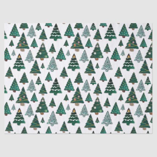 Weihnachtsbäume und -dekorationen Weihnachten Seidenpapier (Vorderseite)