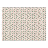 Weihnachtsbäume und Friedenszeichen Muster Tischdecke (Vorderseite (Horizontal))