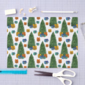 Weihnachtsbäume und Geschenkboxen Seidenpapier (Handwerk)