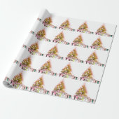 Weihnachtsbäume und Geschenke Geschenkpapier (Ungerollt)