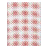 Weihnachtsbäume und Herzen des Kunsthandwerks Tischdecke (Vorderseite)