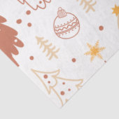 Weihnachtsbäume und Ornamente Weihnachten Seidenpapier (Ausschnitt)