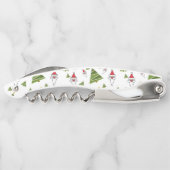 Weihnachtsbäume und Sankt Kellnermesser (Rückseite)