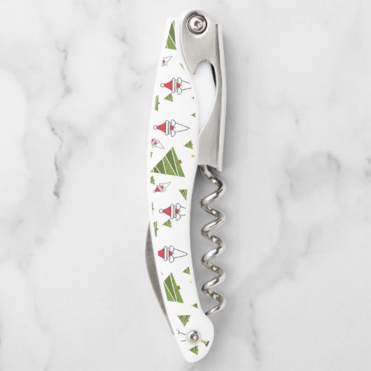 Weihnachtsbäume und Sankt Kellnermesser (Rückseite)